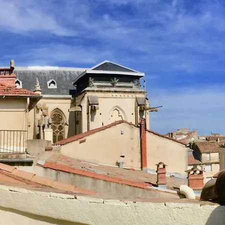 Joli Avec Terrasse-jardin Sur Les Toits, Coeur Historique شقة *